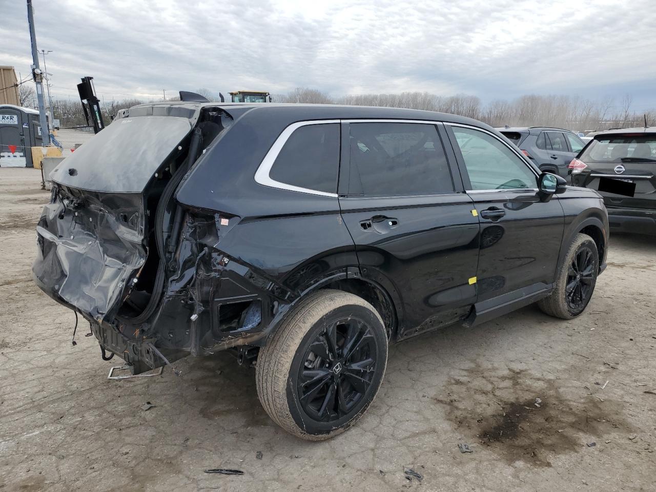 2024 Honda CR-V VIN 7FARS6H97RE037444 Copart auction photo, rear end / side damage thumbnail 3