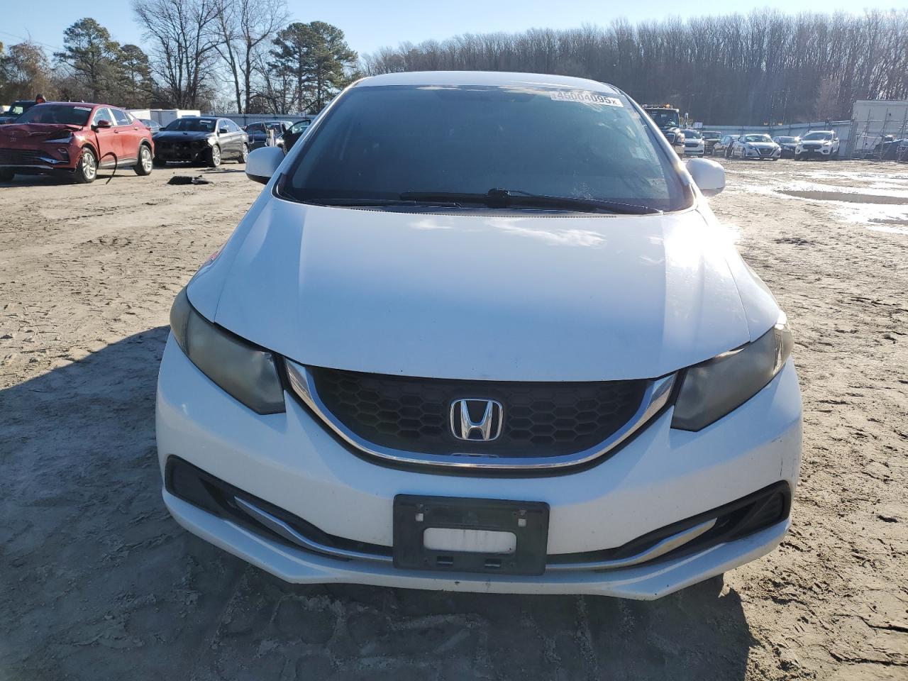 2013 Honda Civic VIN 2HGFB2F54DH603569 Copart auction photo, side / front end damage thumbnail 5