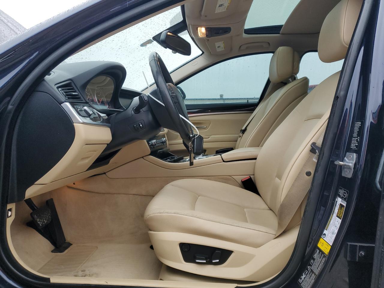 2013 BMW 5er VIN WBAXH5C55DD115152 Copart auction photo, minor dent/scratches damage thumbnail 7