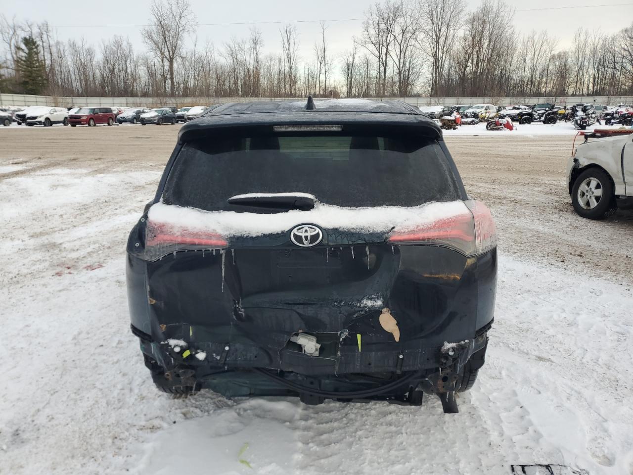 2018 Toyota RAV 4 VIN JTMBFREV1JJ230805 Copart auction photo, rear end damage thumbnail 6