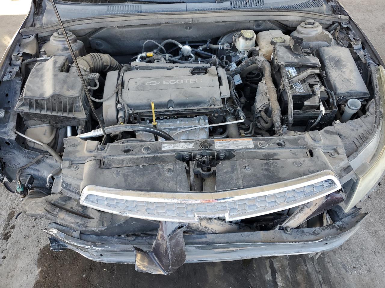 2014 Chevrolet Cruze VIN 1G1PA5SH3E7224916 Copart auction photo, front end / side damage thumbnail 11