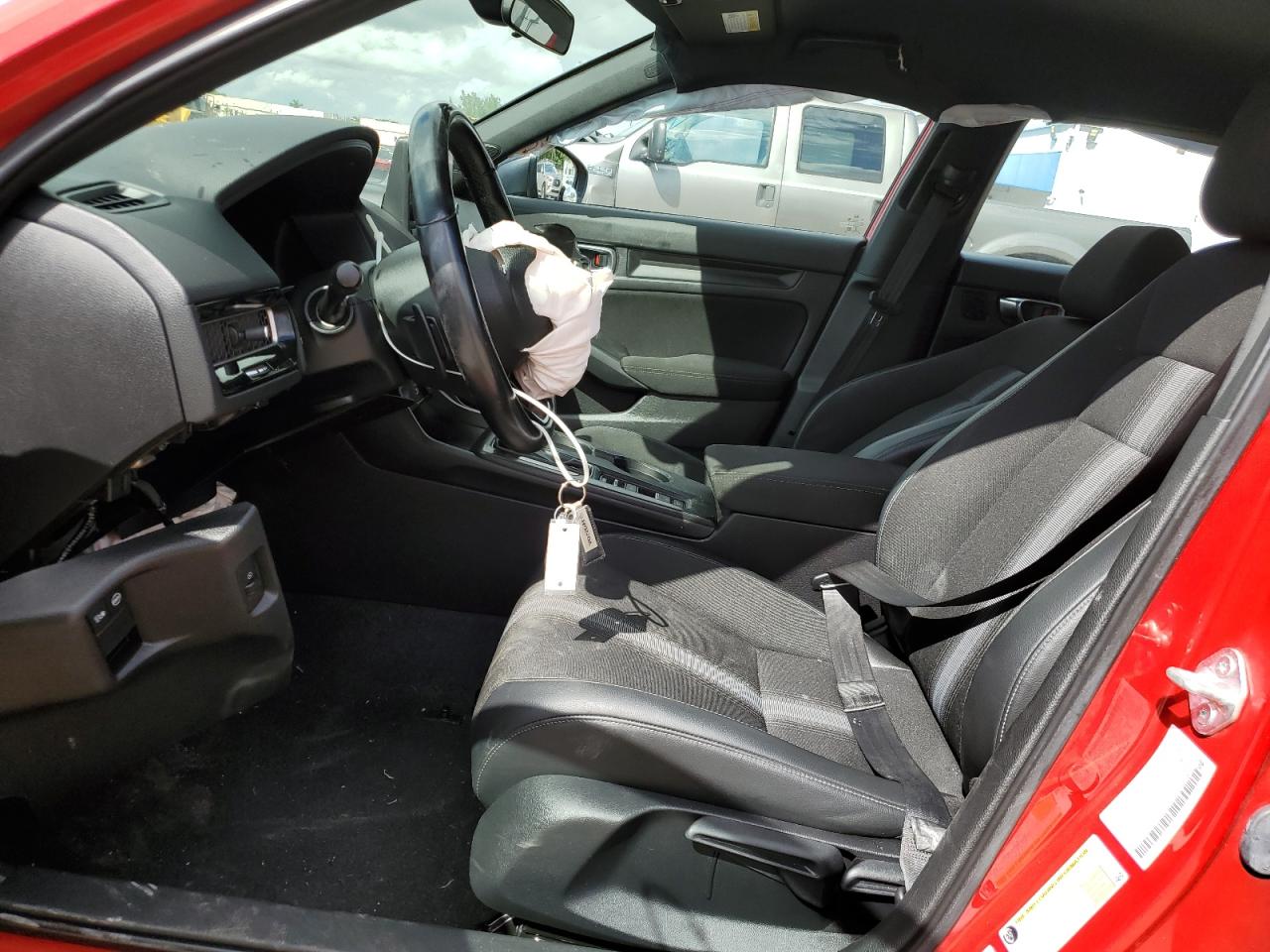 2022 Honda Civic VIN 2HGFE2F54NH500984 Copart auction photo, undercarriage / front end damage thumbnail 7