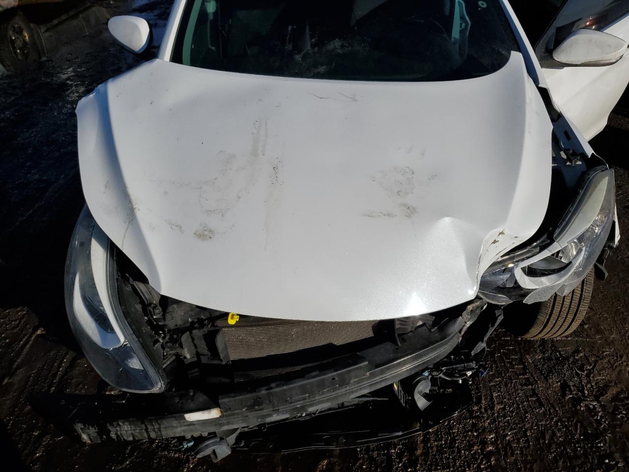 2016 Hyundai Elantra VIN 5NPDH4AE8GH718517 Copart auction photo, front end damage thumbnail 11