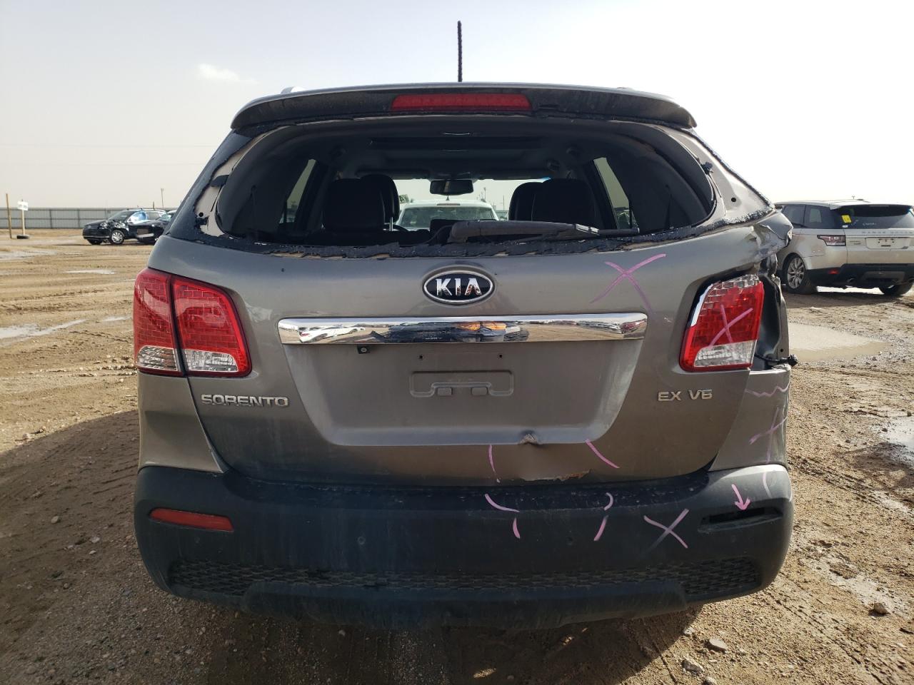 2011 KIA Sorento VIN 5XYKUDA28BG178675 Copart auction photo, rear end damage thumbnail 6