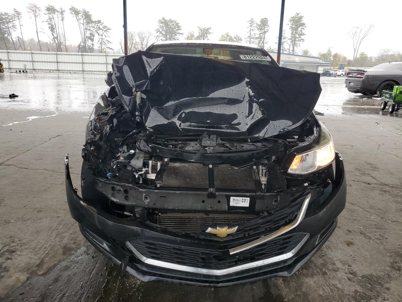 2017 Chevrolet Cruze VIN 1G1BC5SM2H7277502 Copart auction photo, front end / side damage thumbnail 5