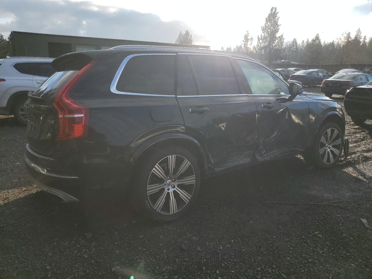 2020 Volvo XC90 VIN YV4A221L3L1591472 Copart auction photo, all over / undercarriage damage thumbnail 3
