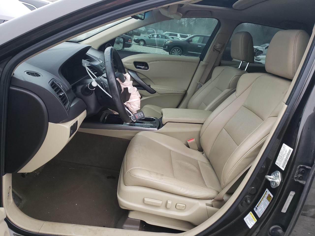 2014 Acura RDX VIN 5J8TB4H38EL001496 Copart auction photo, front end damage thumbnail 7