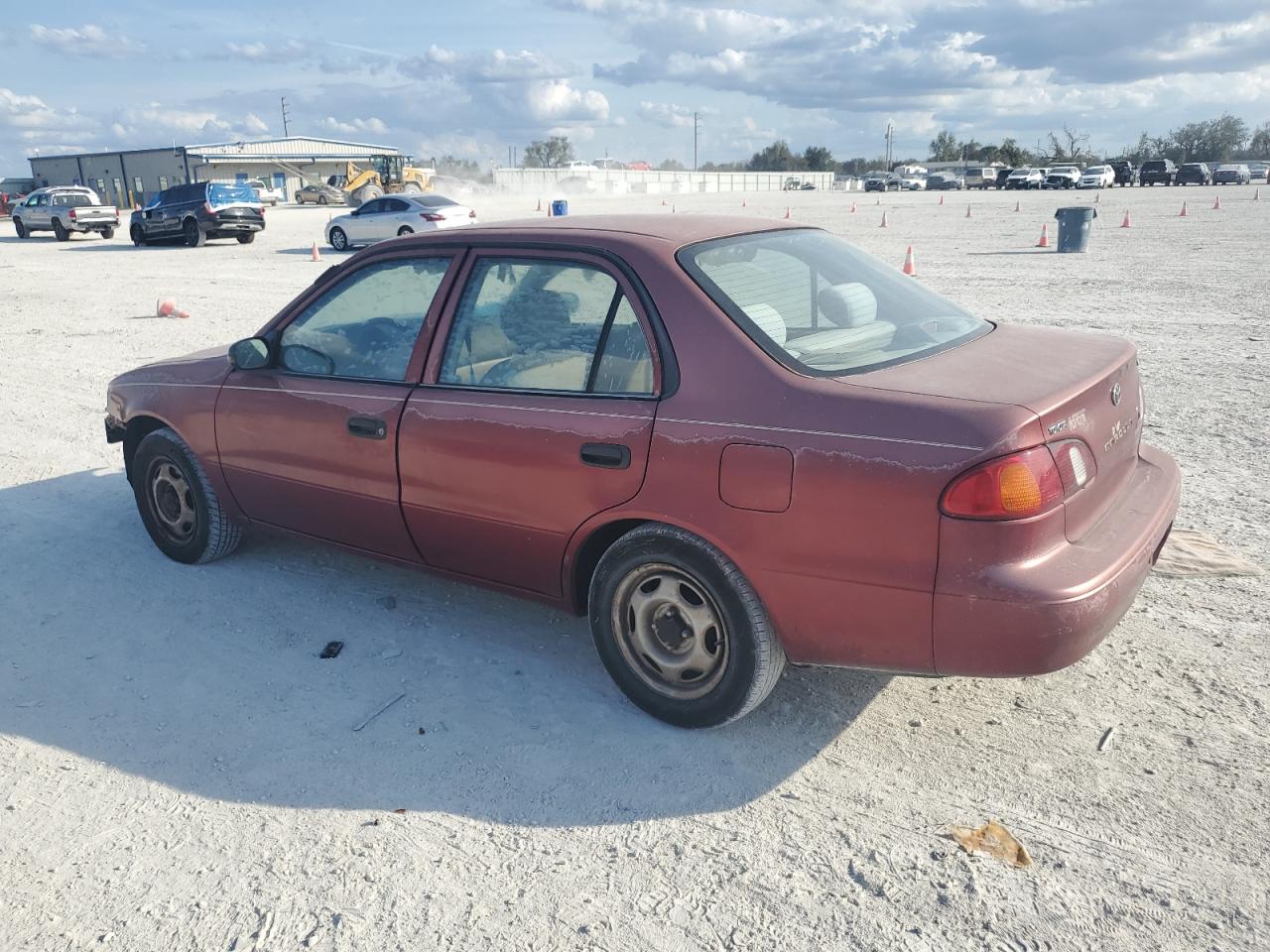 1999 Toyota Corolla VIN 1NXBR12E4XZ268156 Copart auction photo, front end damage thumbnail 2