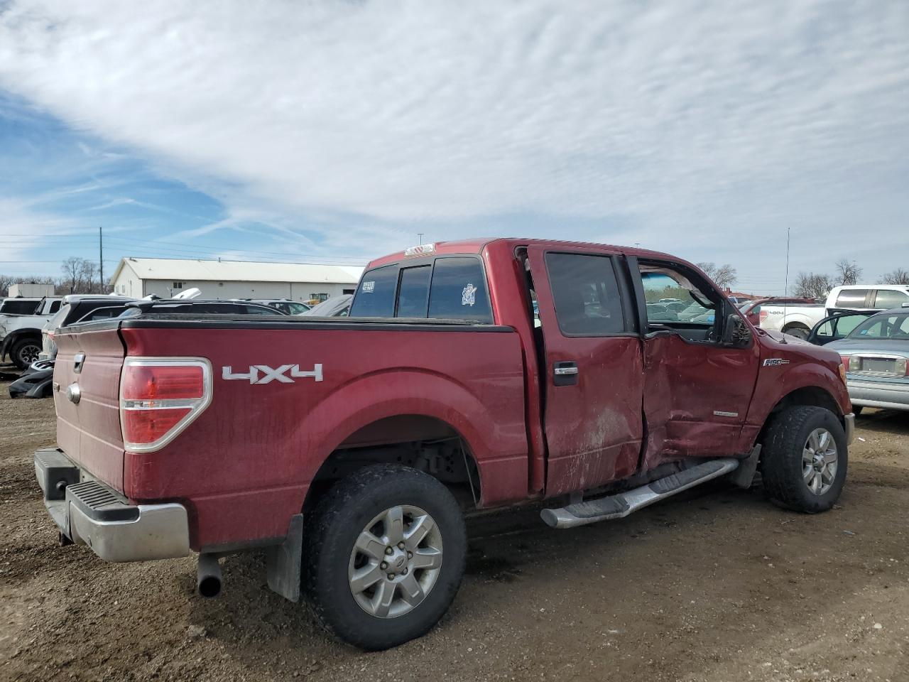 2014 Ford F-150 VIN 1FTFW1ET5EKE01122 Copart auction photo, side / front end damage thumbnail 3