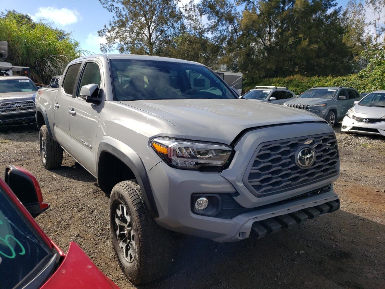 2020 Toyota Tacoma VIN 3TMDZ5BN3LM096009 Copart auction photo, front end / rear end damage thumbnail 4