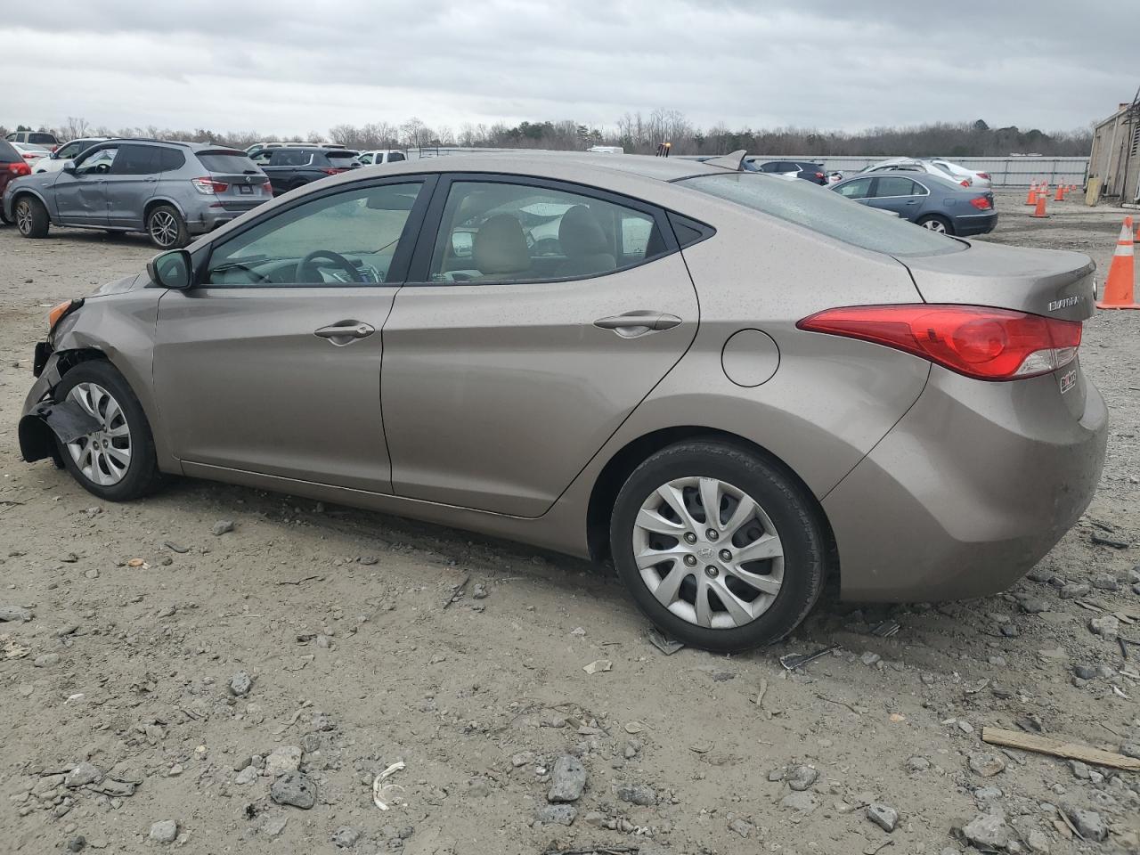 2012 Hyundai Elantra VIN 5NPDH4AE5CH067664 Copart auction photo, front end damage thumbnail 2