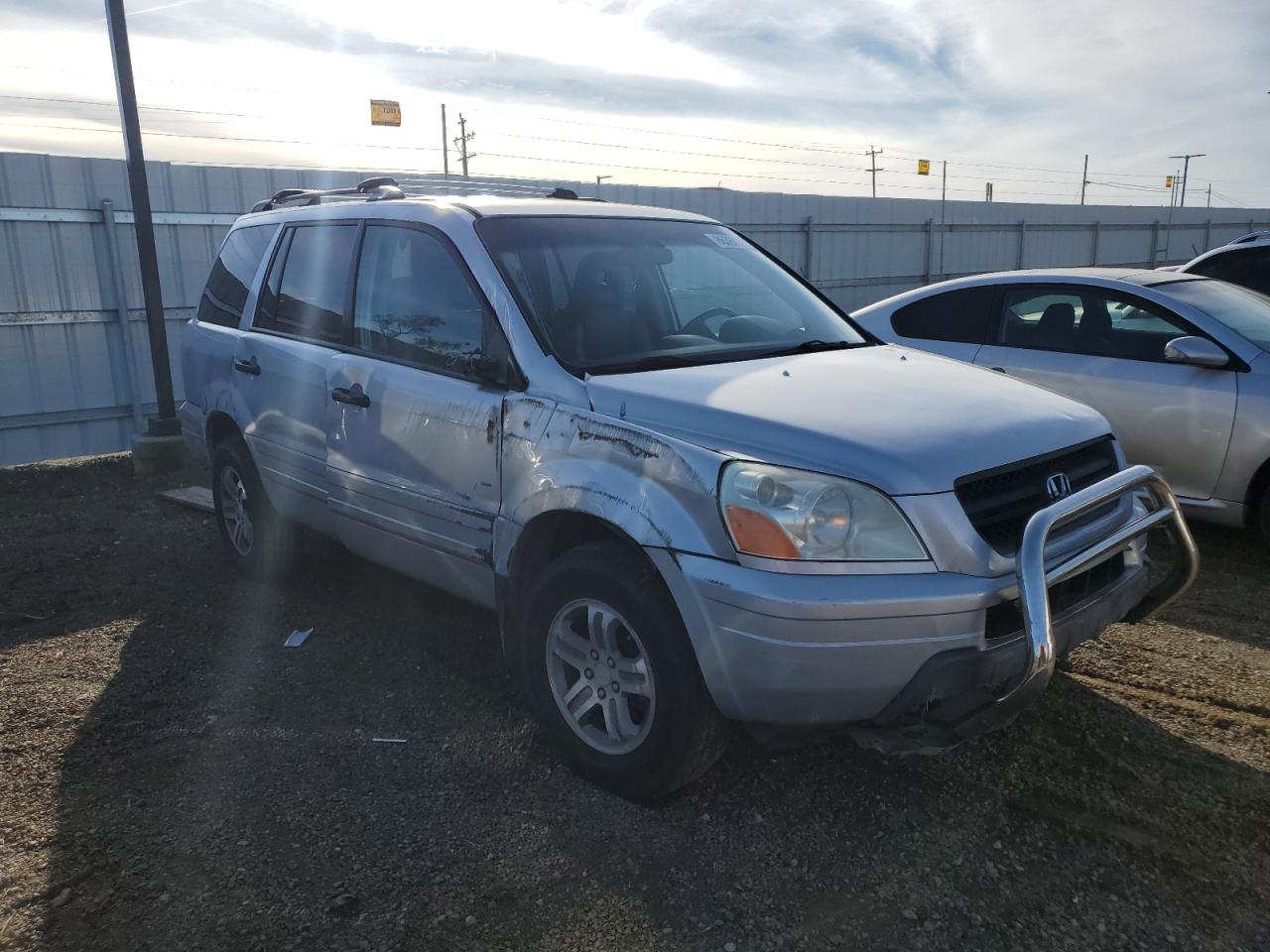 2004 Honda Pilot VIN 2HKYF18784H592331 Copart auction photo, all over damage thumbnail 4