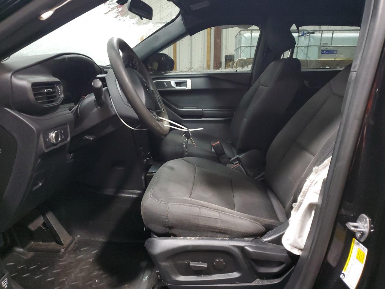 2021 Ford Explorer VIN 1FM5K8AW3MNA04663 Copart auction photo, front end / side damage thumbnail 7