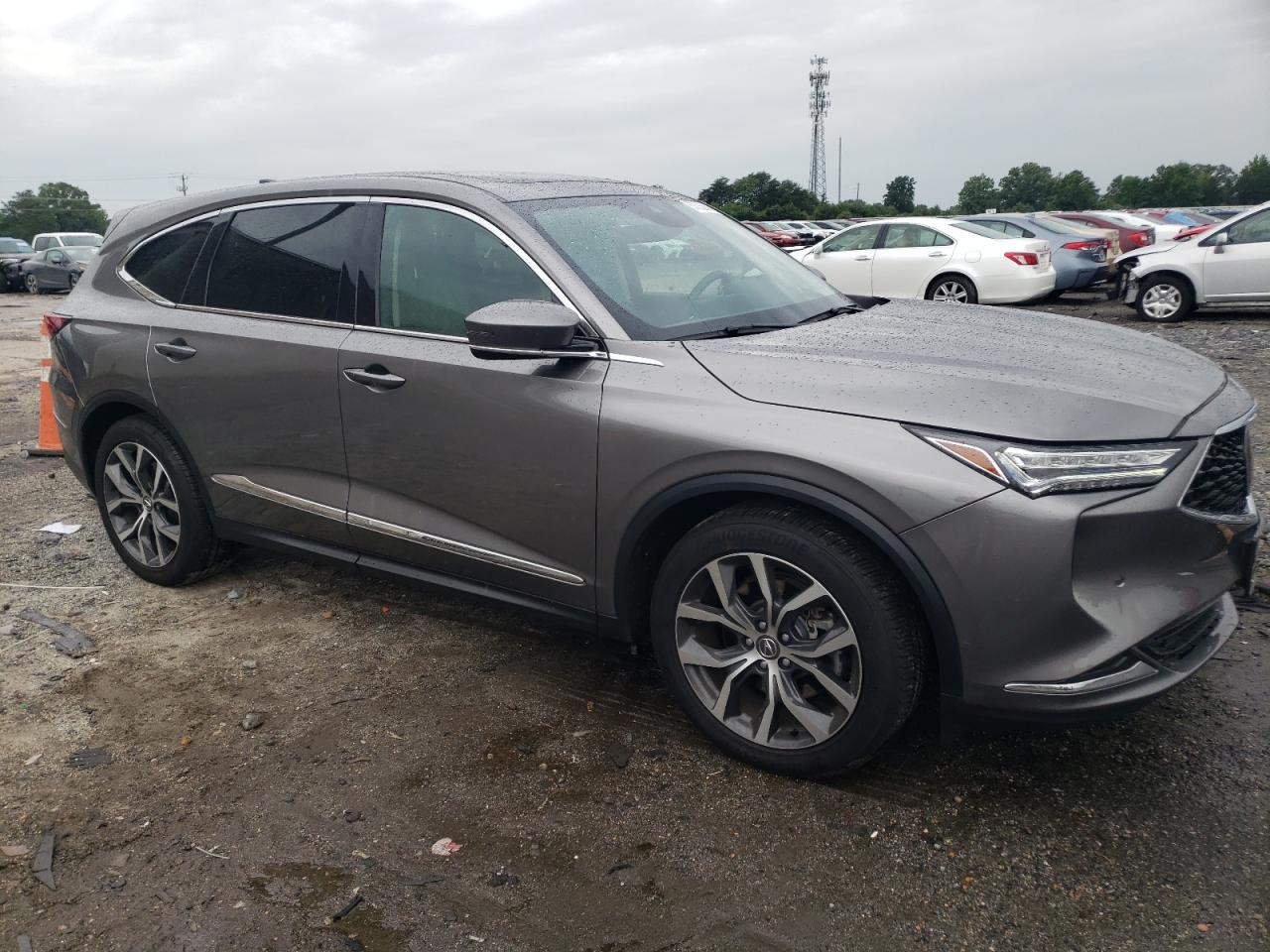 2023 Acura MDX VIN 5J8YE1H42PL043024 Copart auction photo, front end / minor dent/scratches damage thumbnail 4