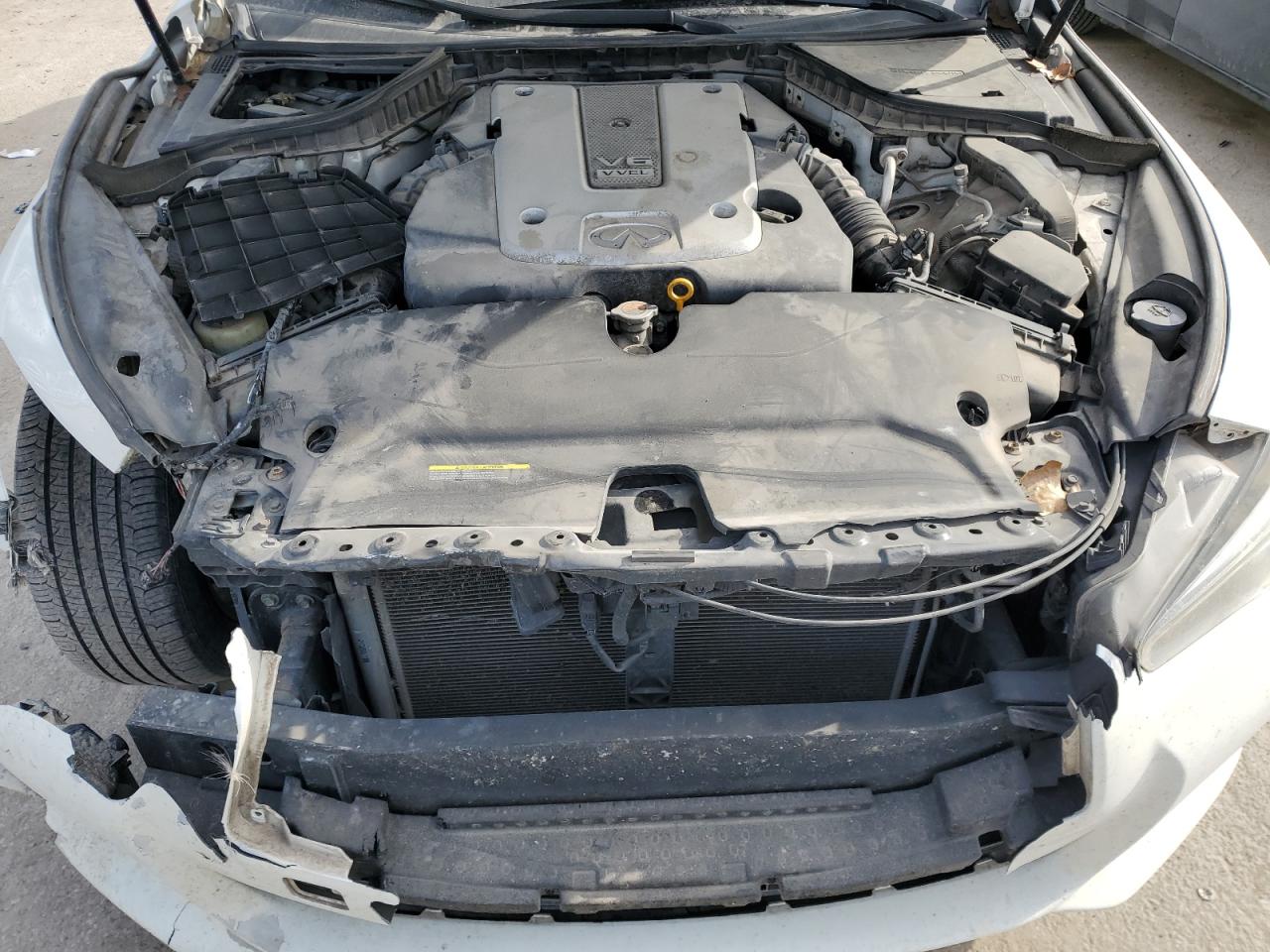 2015 Infiniti Q50 VIN JN1BV7AR1FM420094 Copart auction photo, front end damage thumbnail 12
