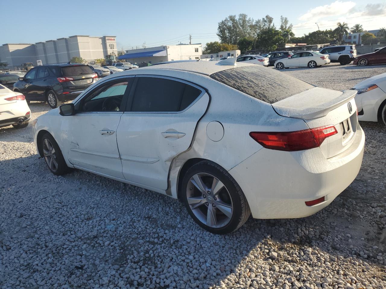 2013 Acura ILX VIN 19VDE1F7XDE014779 Copart auction photo, side / rear end damage thumbnail 2