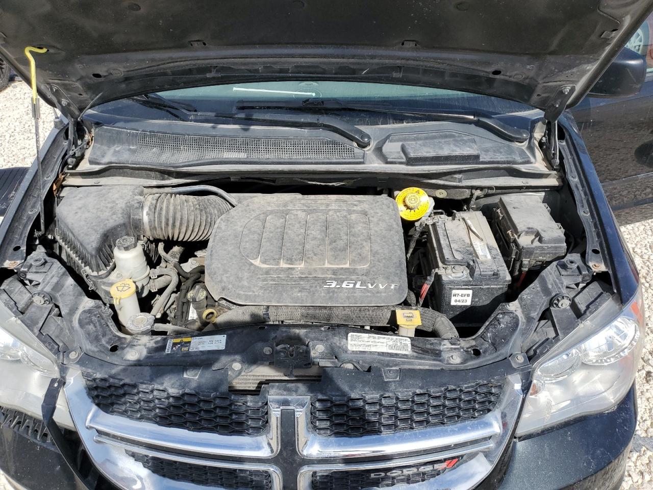 2015 Dodge Caravan VIN 2C4RDGBG5FR750460 Copart auction photo, front end damage thumbnail 12