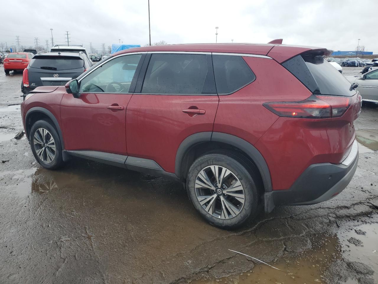 2021 Nissan Rogue VIN 5N1AT3BB4MC845493 Copart auction photo, front end damage thumbnail 2