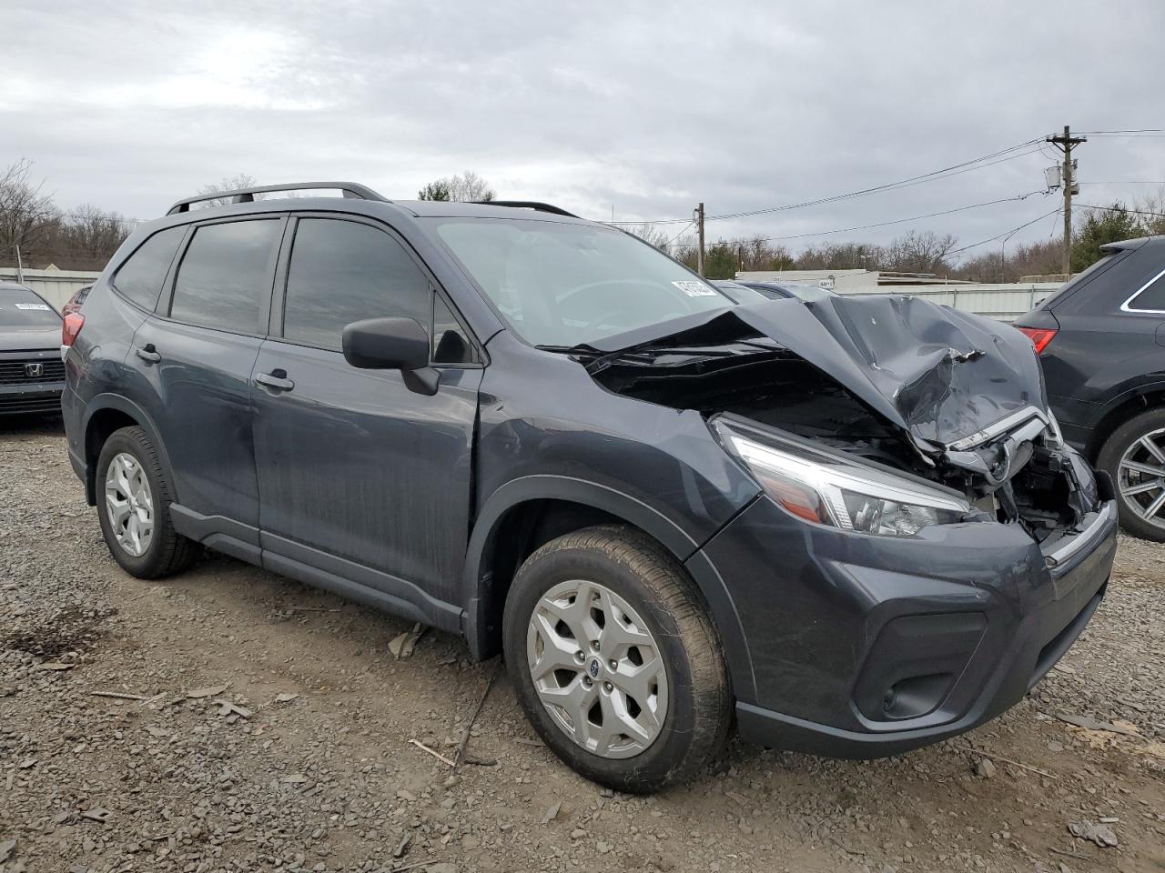 2019 Subaru Forester VIN JF2SKACC7KH512195 Copart auction photo, front end damage thumbnail 4