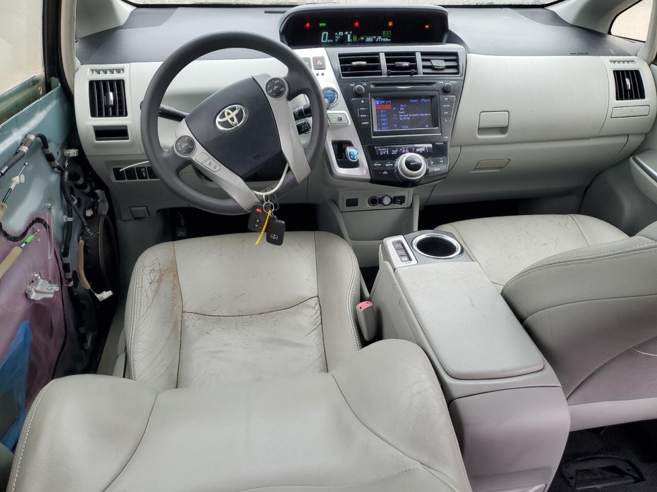 2013 Toyota Prius VIN JTDZN3EU9D3287395 Copart auction photo, all over damage thumbnail 8