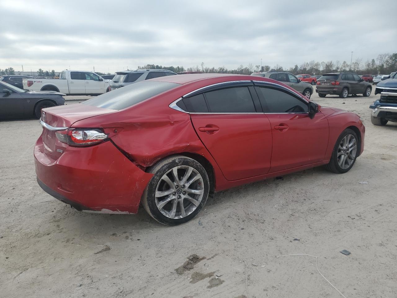 2016 Mazda 6 VIN JM1GJ1V50G1452475 Copart auction photo, side damage thumbnail 3