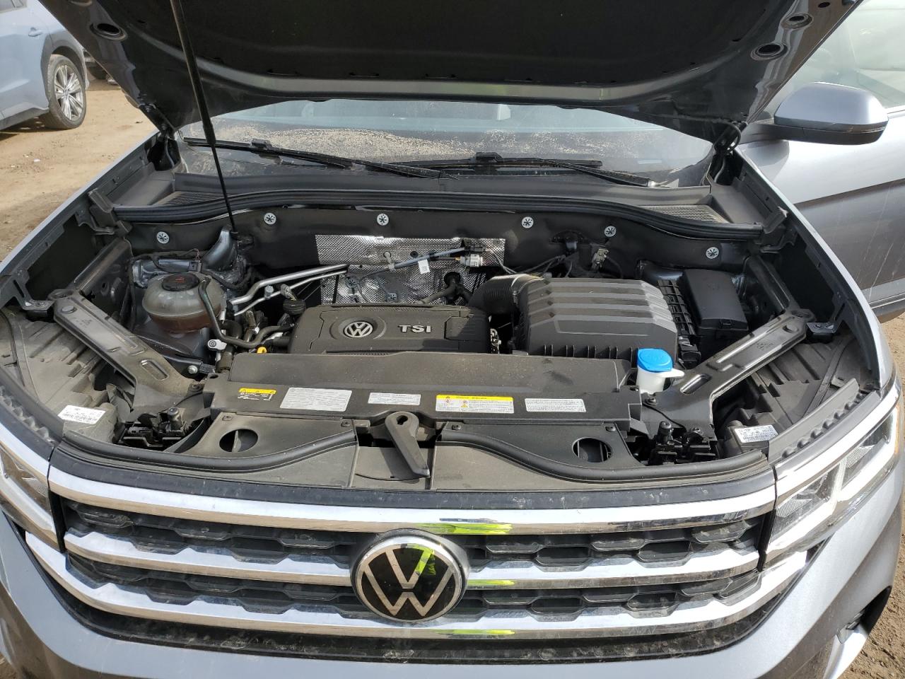 2021 Volkswagen Atlas VIN 1V2KP2CA6MC544056 Copart auction photo, side damage thumbnail 12