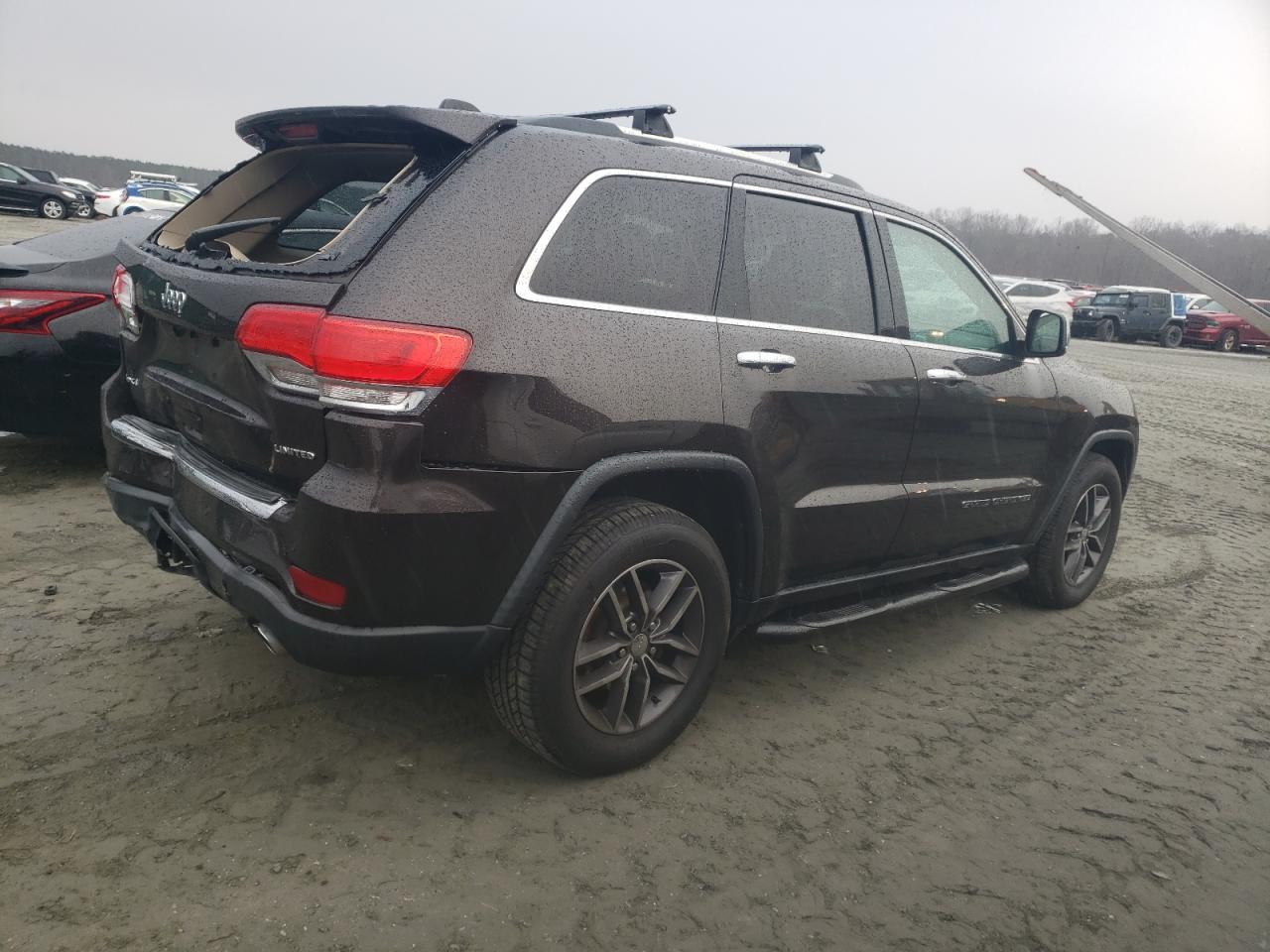 2017 Jeep Grand Cherokee VIN 1C4RJFBG0HC700046 Copart auction photo, rear end / minor dent/scratches damage thumbnail 3