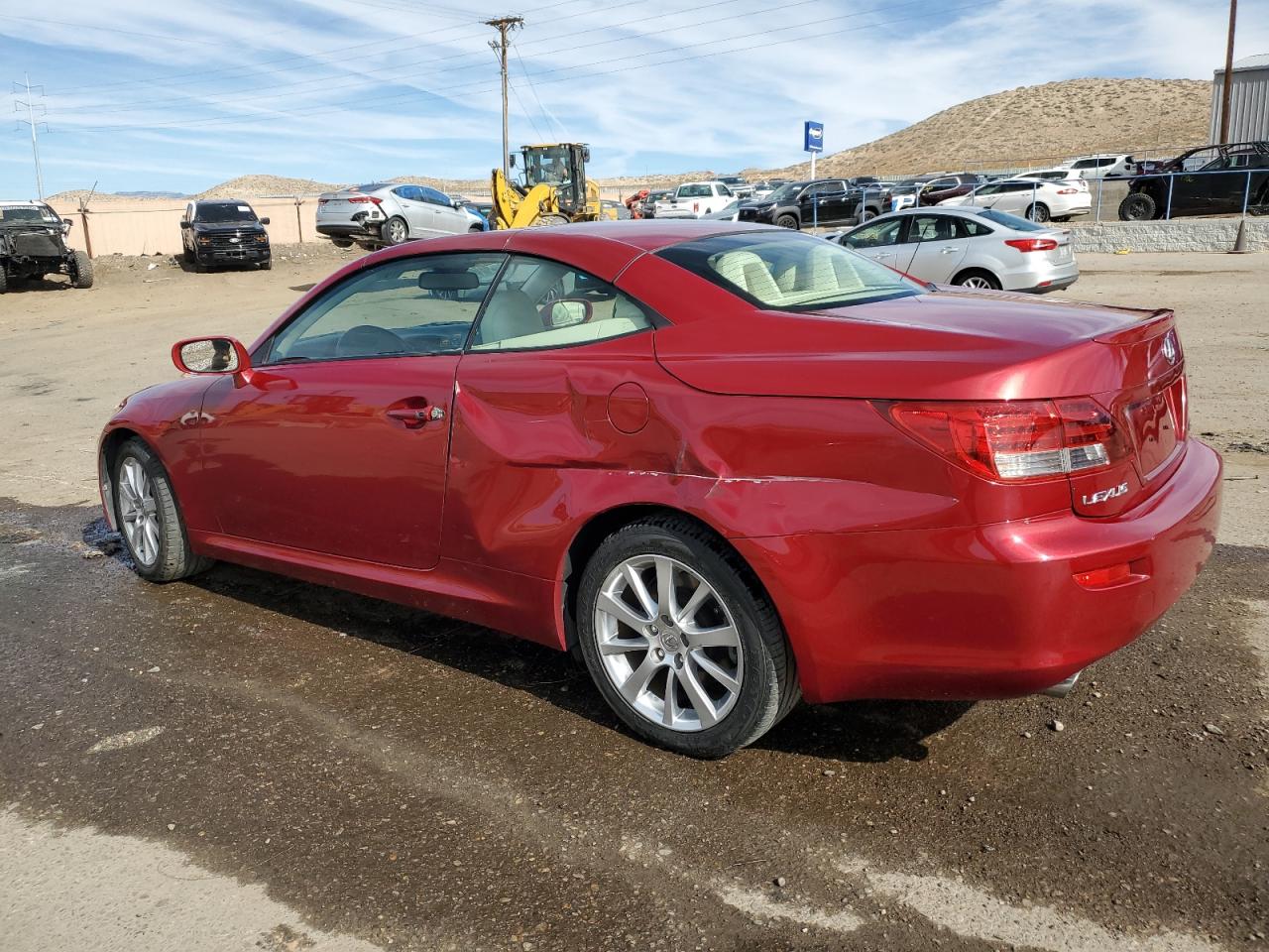 2010 Lexus IS VIN JTHFF2C25A2508485 Copart auction photo, rear end damage thumbnail 2