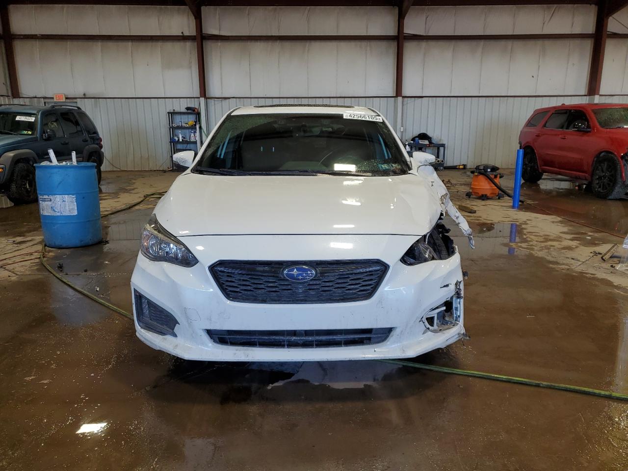 2017 Subaru Impreza VIN 4S3GTAM69H3707912 Copart auction photo, front end / side damage thumbnail 5