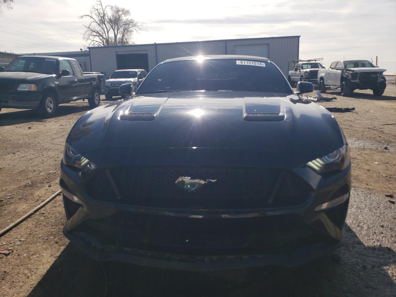2020 Ford Mustang VIN 1FATP8FF6L5111734 Copart auction photo, side / front end damage thumbnail 5