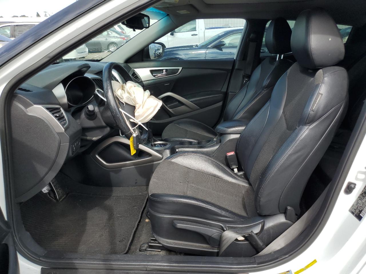 2013 Hyundai Veloster VIN KMHTC6AD5DU100971 Copart auction photo, front end / side damage thumbnail 7