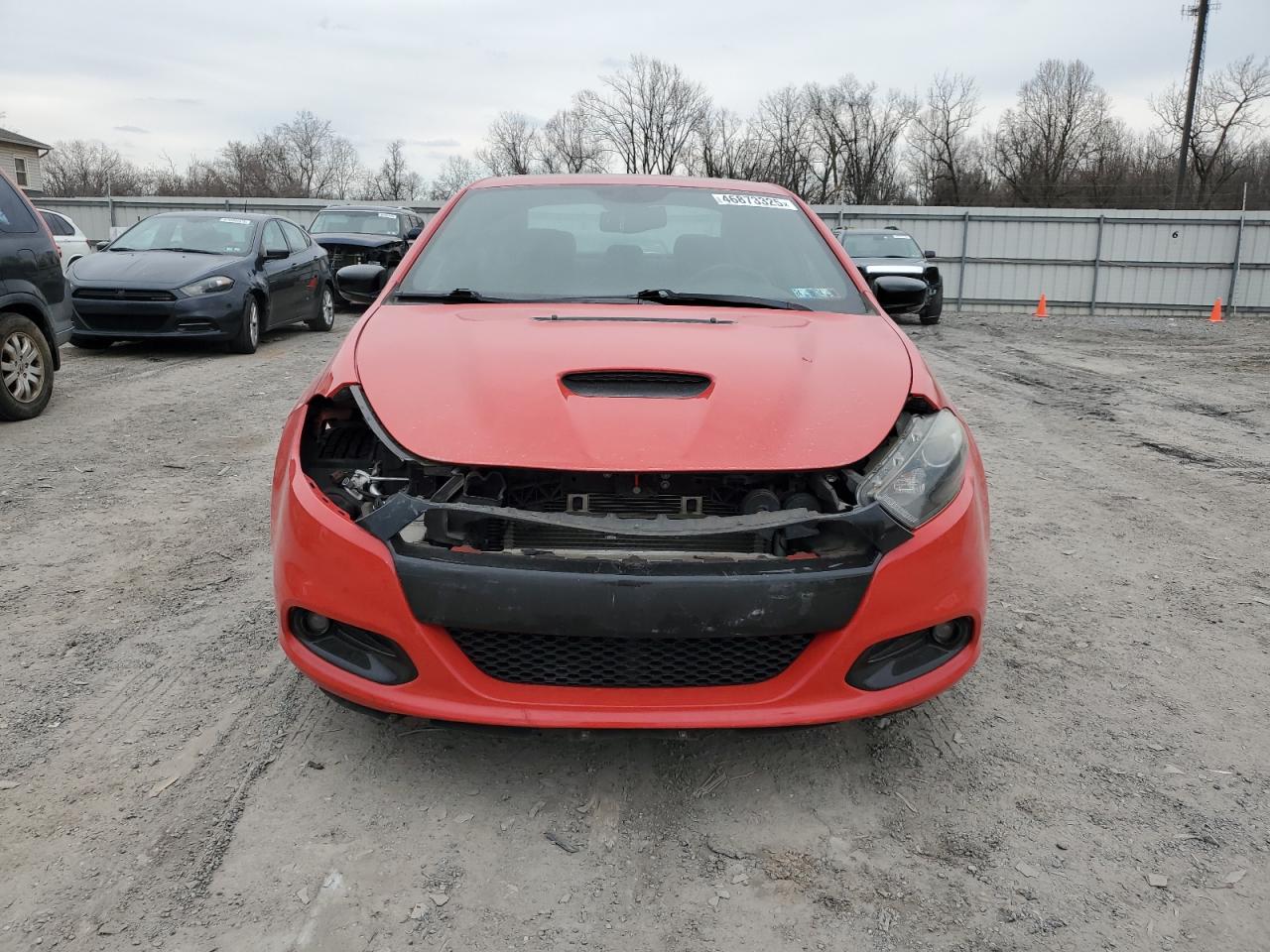 2016 Dodge Dart VIN 1C3CDFGB9GD816563 Copart auction photo, front end / rear end damage thumbnail 5