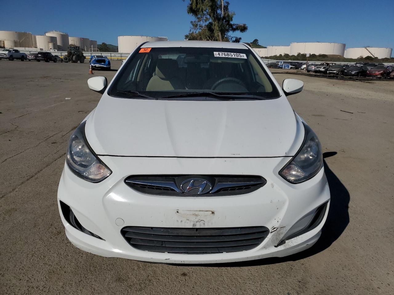 2013 Hyundai Accent VIN KMHCT4AE4DU430677 Copart auction photo, mechanical damage thumbnail 5
