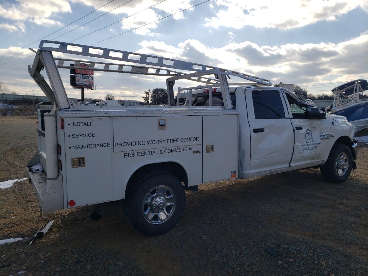 2018 RAM 2500 VIN 3C6UR5HL1JG125452 Copart auction photo, rollover damage thumbnail 3
