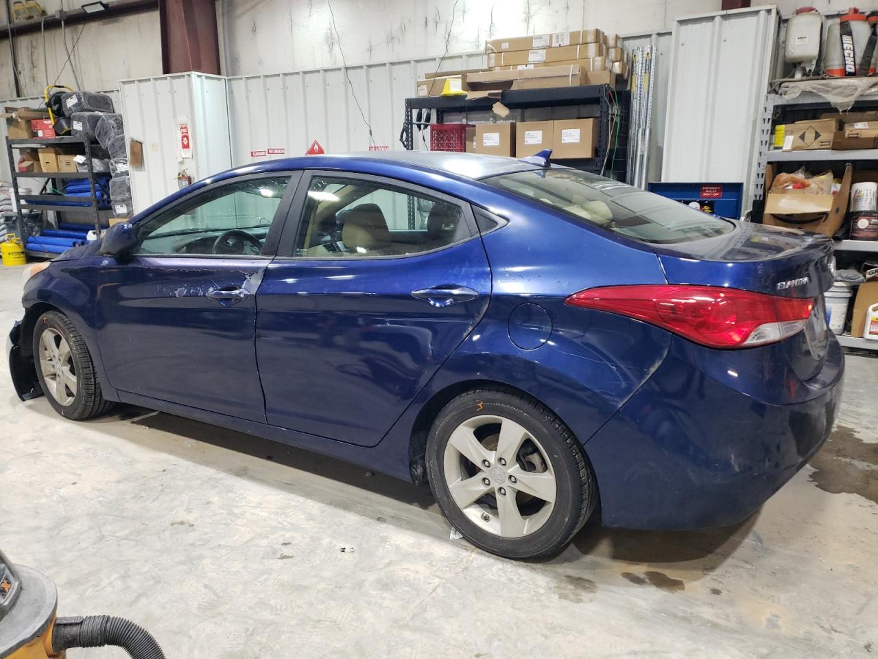 2013 Hyundai Elantra VIN KMHDH4AE6DU788837 Copart auction photo, front end / hail damage thumbnail 2