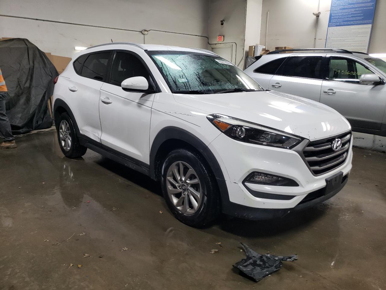 2016 Hyundai Tucson VIN KM8J3CA46GU162700 Copart auction photo, side damage thumbnail 4