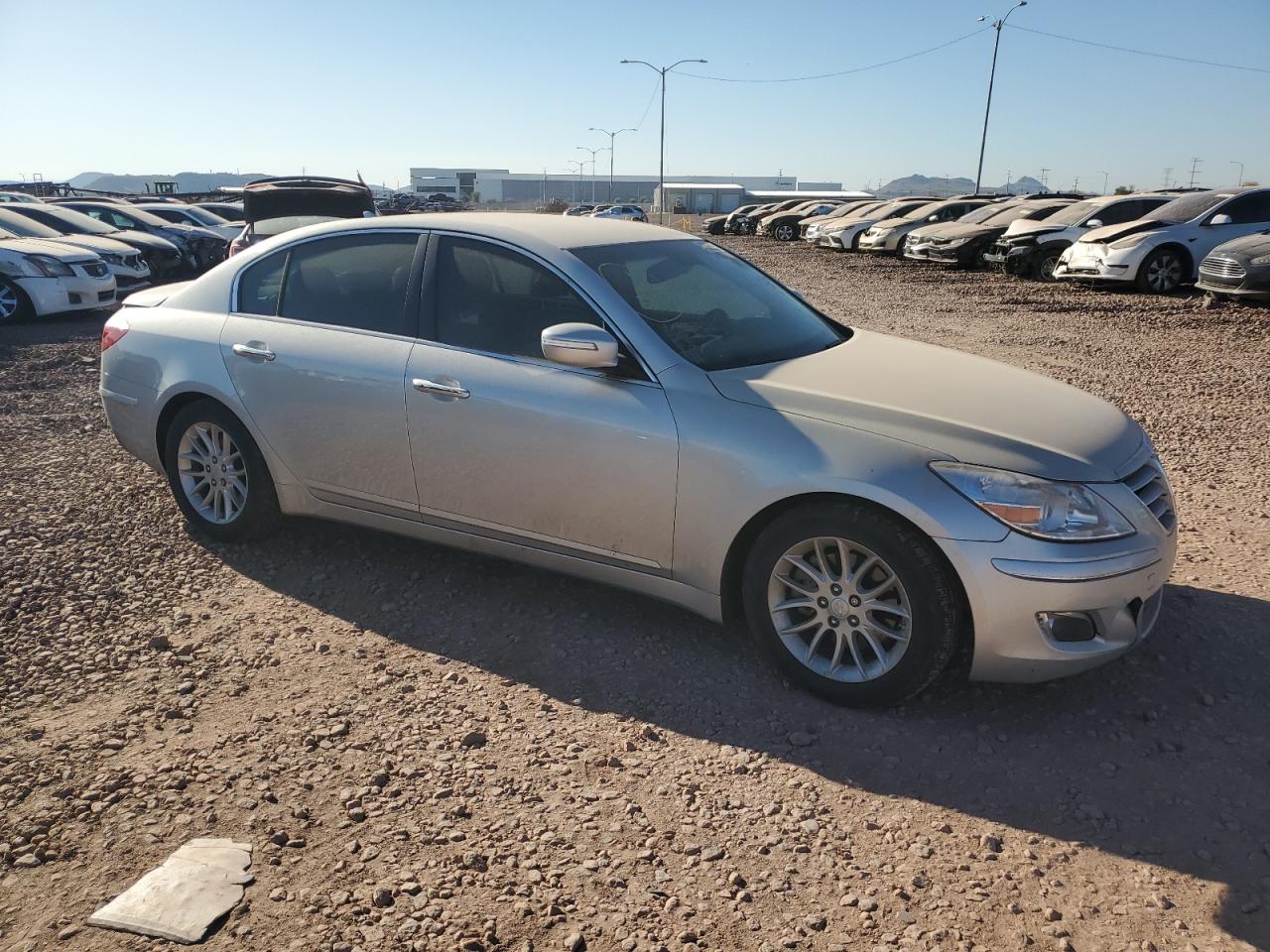 2011 Hyundai Genesis VIN KMHGC4DE9BU128778 Copart auction photo, rear end damage thumbnail 4