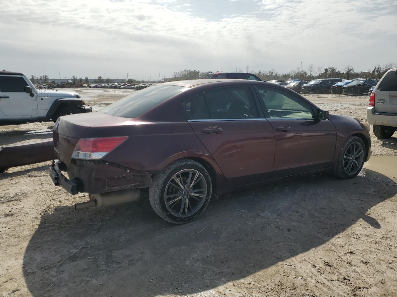 2009 Honda Accord VIN JHMCP26359C015853 Copart auction photo, rear end / minor dent/scratches damage thumbnail 3
