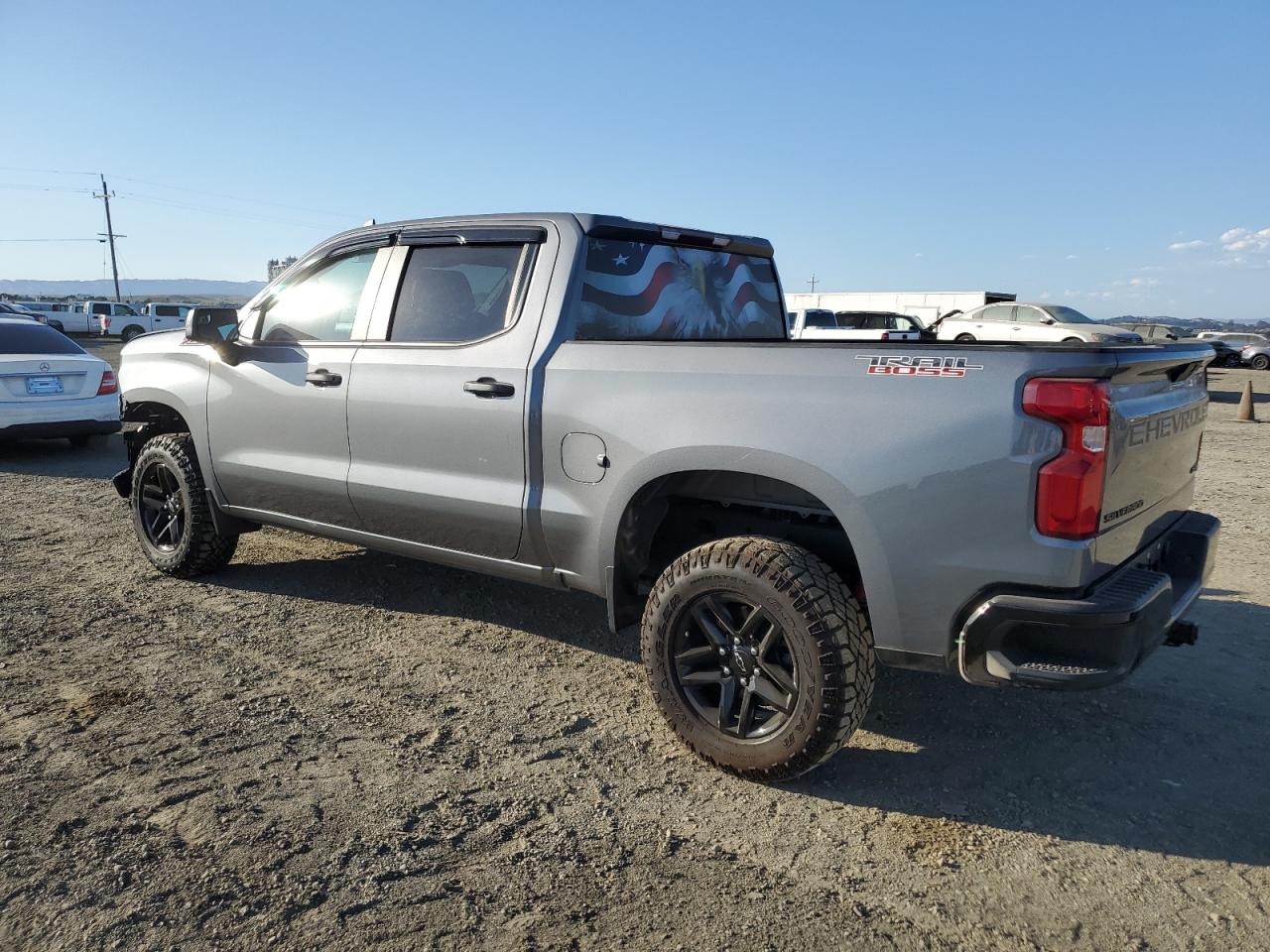 2022 Chevrolet Silverado VIN 1GCPYCEK7NZ184357 Copart auction photo, front end damage thumbnail 2