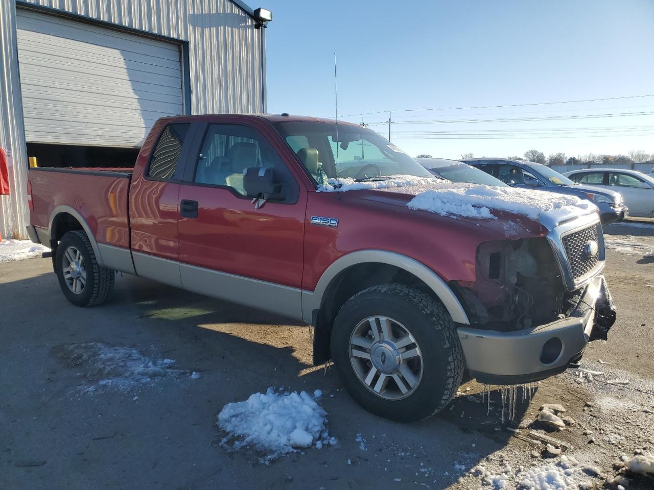 2007 Ford F-150 VIN 1FTPX14V27FA37905 Copart auction photo, front end damage thumbnail 4