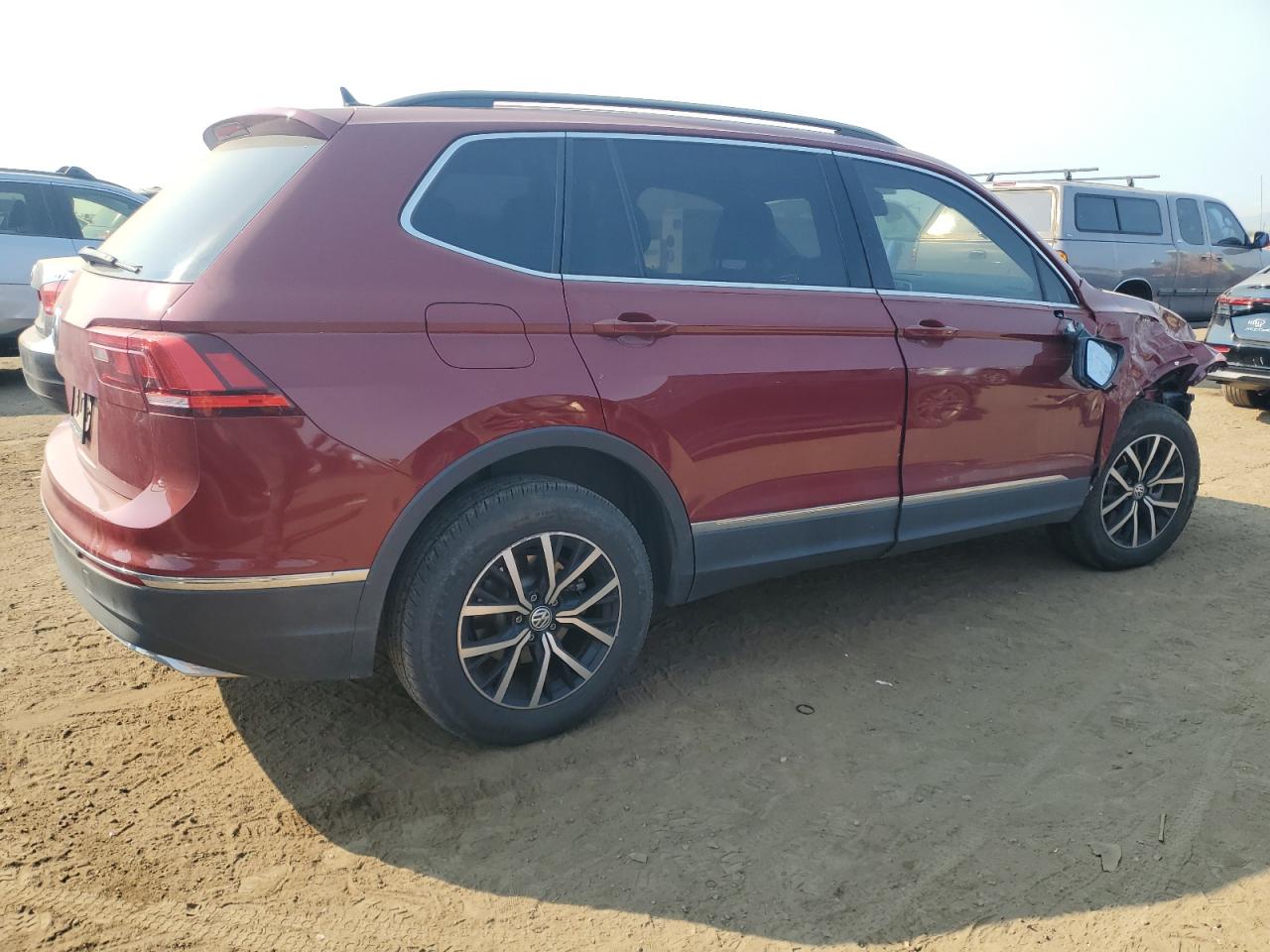 2021 Volkswagen Tiguan VIN 3VV3B7AX4MM008389 Copart auction photo, front end damage thumbnail 3
