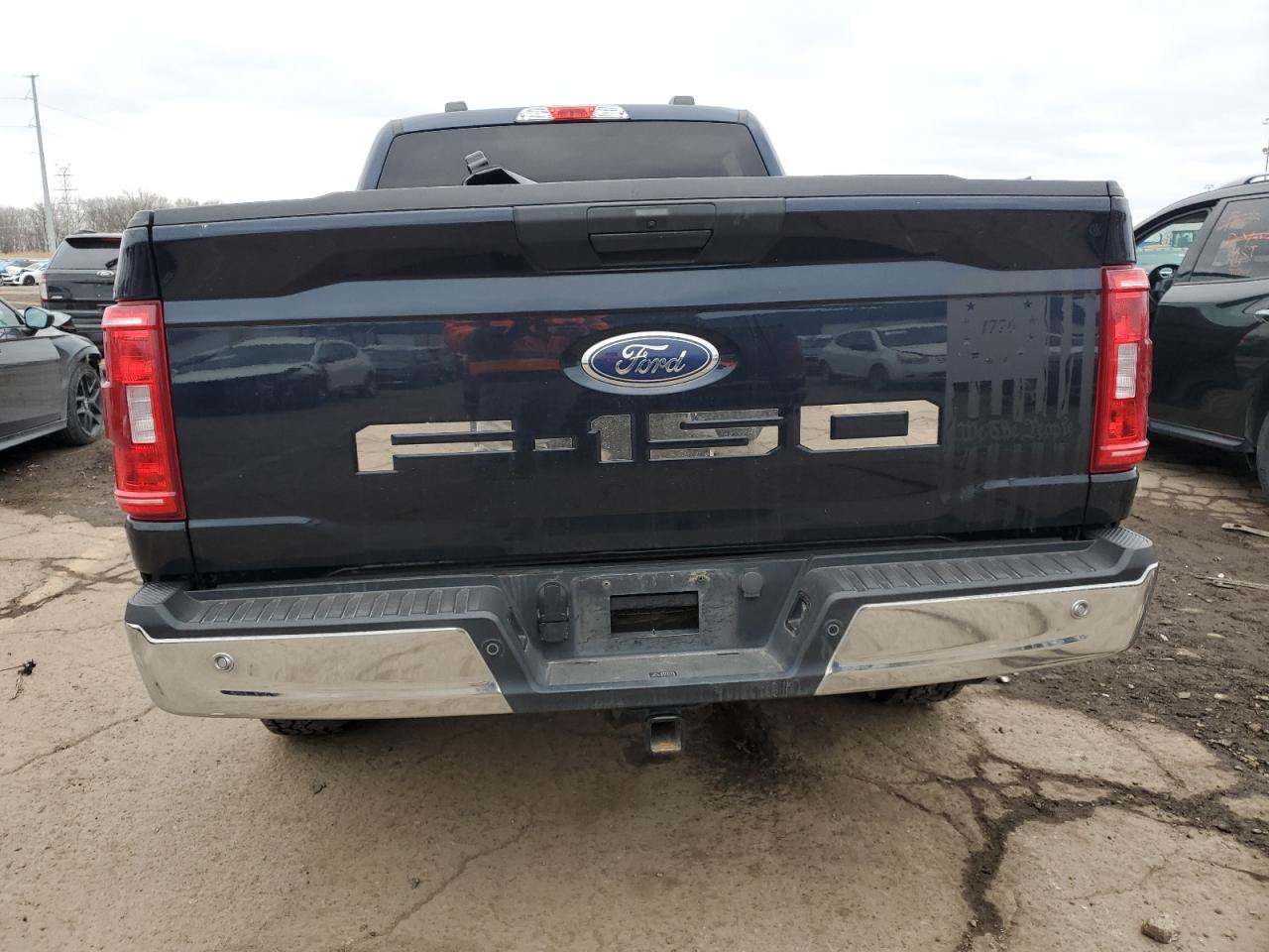 2023 Ford F-150 VIN 1FTFW1E53PKD33780 Copart auction photo, front end / side damage thumbnail 6