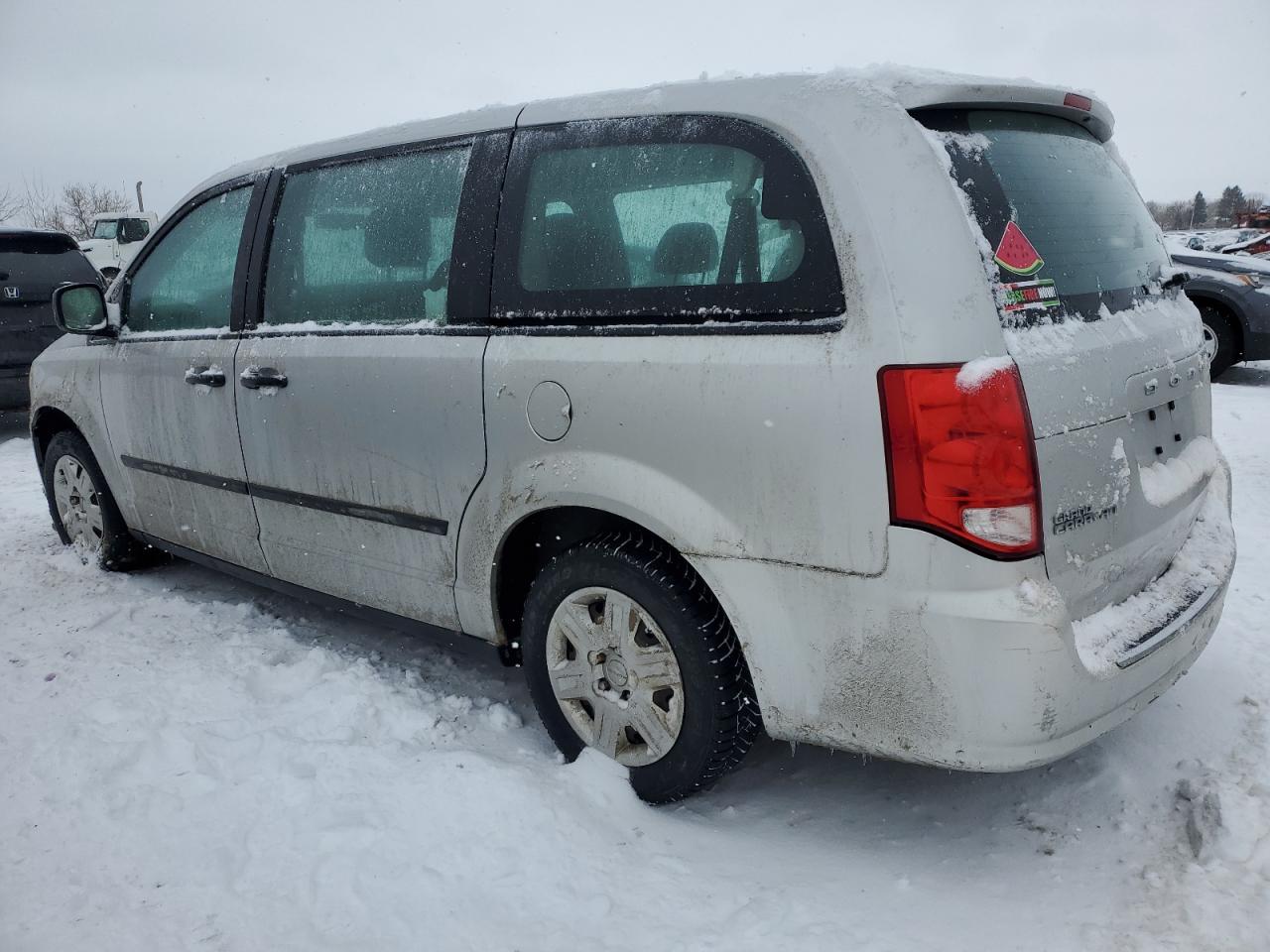 2012 Dodge Caravan VIN 2C4RDGBG6CR141888 Copart auction photo, front end / rear end damage thumbnail 2