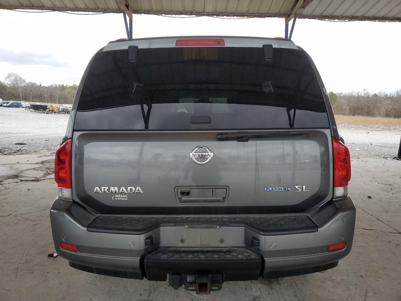 2015 Nissan Armada VIN 5N1BA0NC9FN607370 Copart auction photo, front end / minor dent/scratches damage thumbnail 6