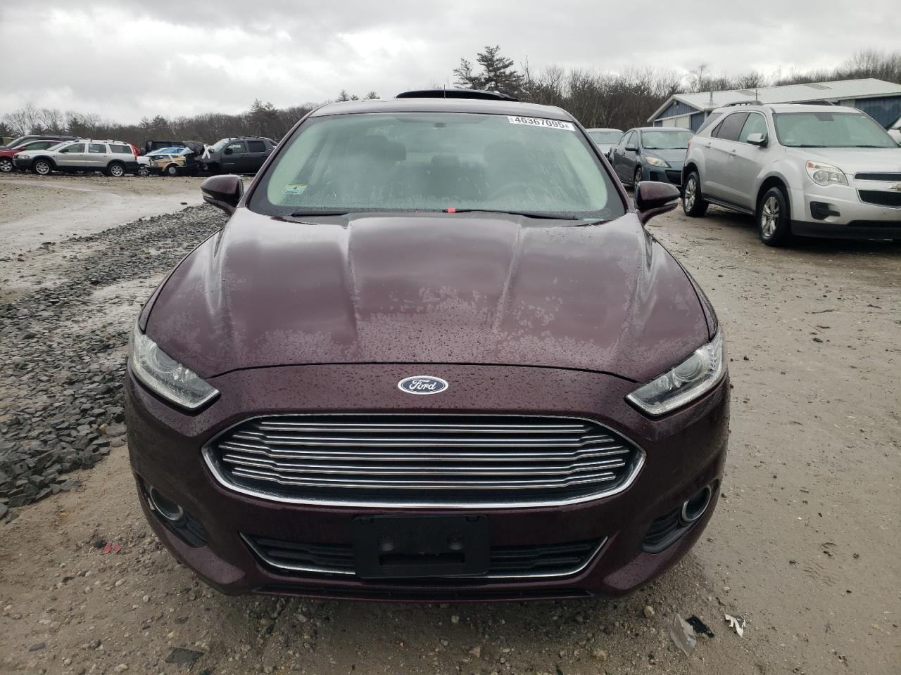 2013 Ford Fusion VIN 3FA6P0HR5DR121613 Copart auction photo, rear end damage thumbnail 5