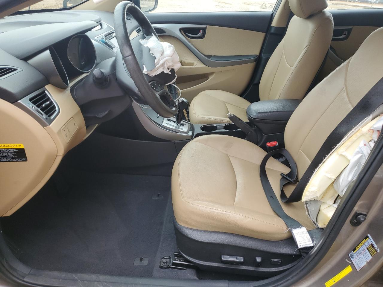 2013 Hyundai Elantra VIN 5NPDH4AE9DH300284 Copart auction photo, front end damage thumbnail 7