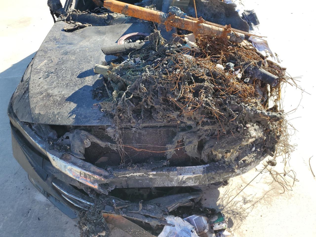 2021 Honda Accord VIN 1HGCV1F12MA022300 Copart auction photo, burn damage thumbnail 11