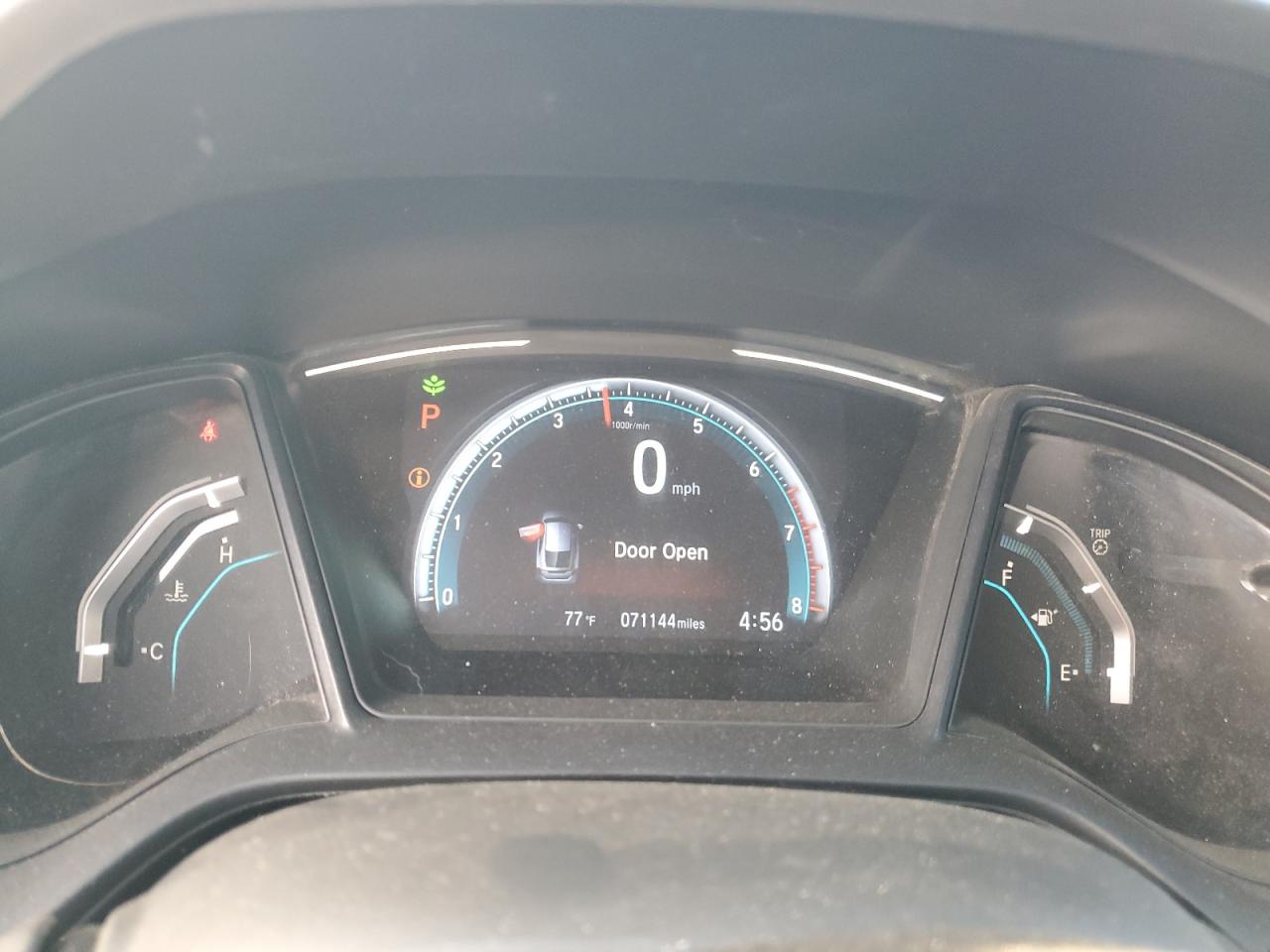 2019 Honda Civic VIN SHHFK7H34KU403526 Copart auction photo, rear end damage thumbnail 9