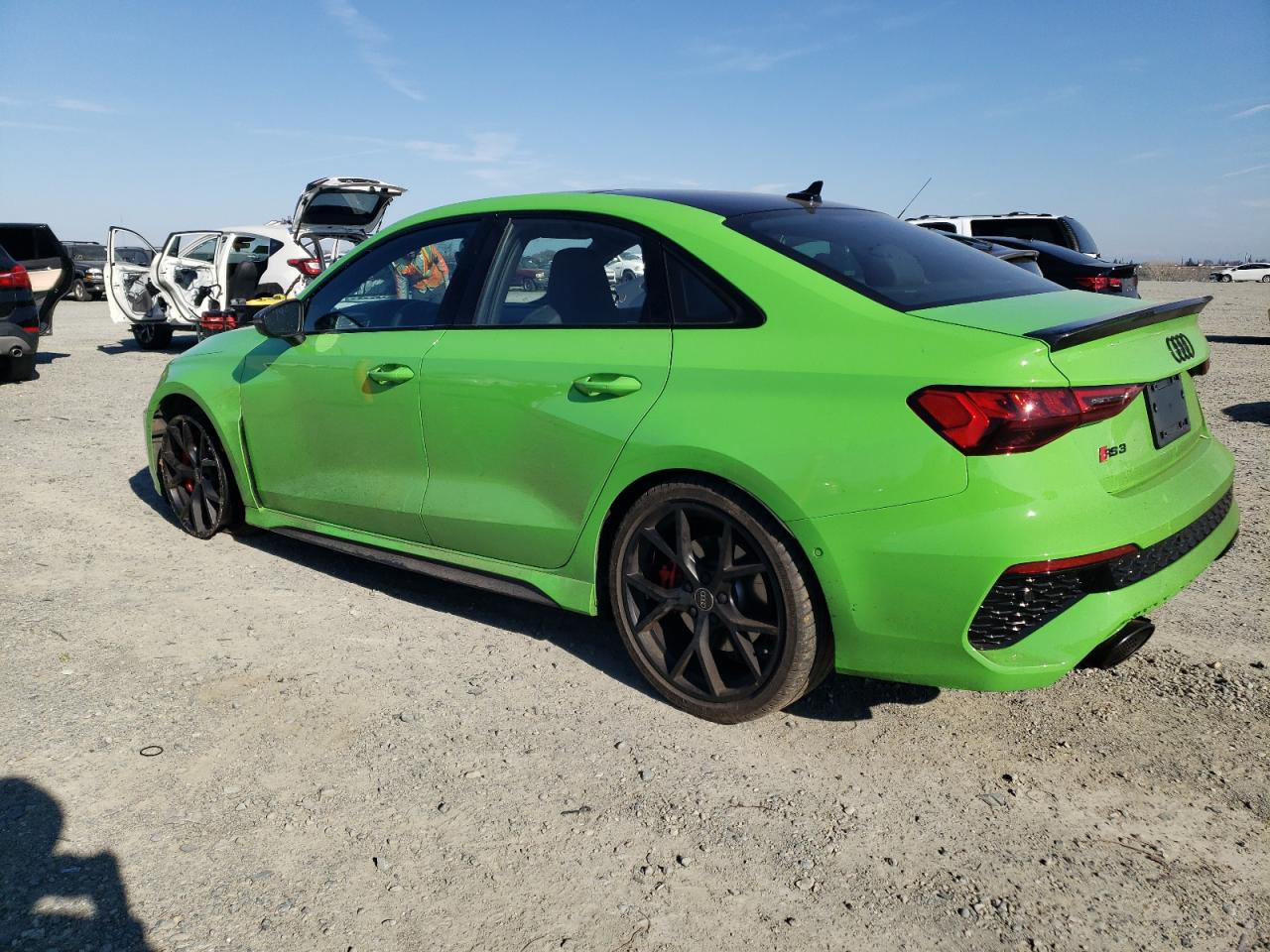 2024 Audi RS3 VIN WUAG4DGY8RA911239 Copart auction photo, side / front end damage thumbnail 2