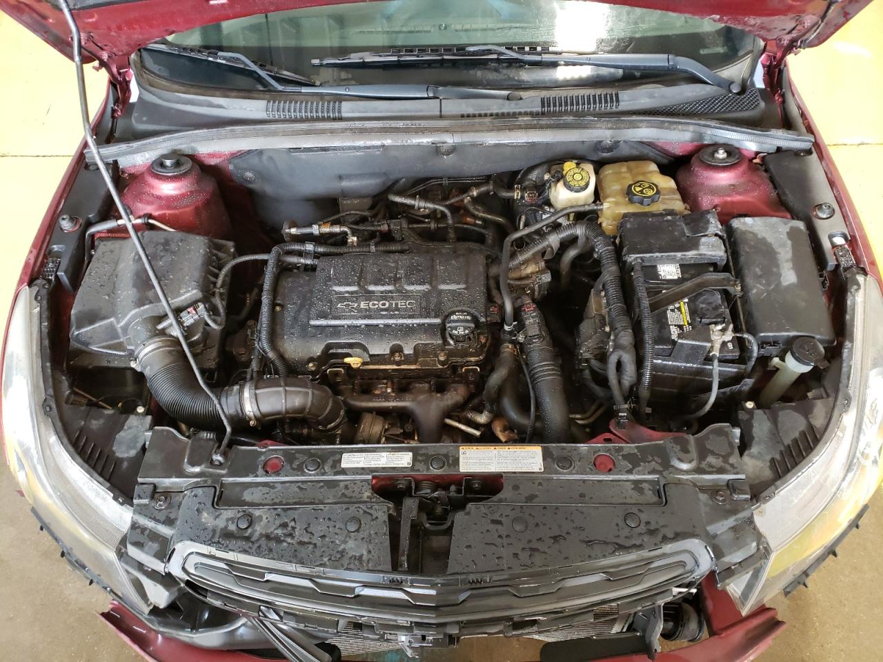 2016 Chevrolet Cruze VIN 1G1PE5SB7G7216756 Copart auction photo, side / front end damage thumbnail 11